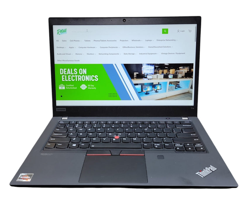 Lenovo ThinkPad T14 Gen2 Ryzen 5 Pro 5650U 16GB RAM 256GB NVme