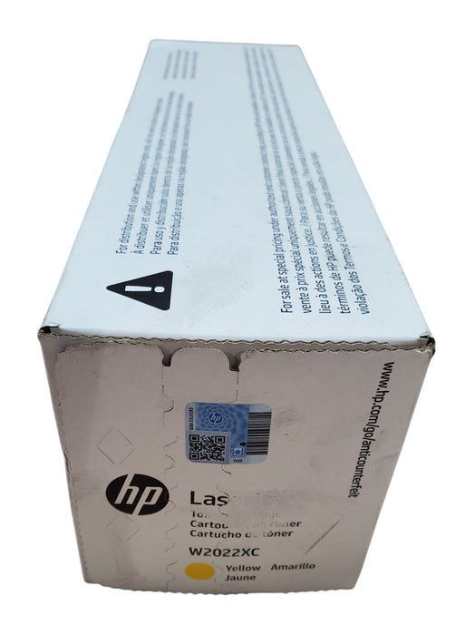 New - HP LaserJet W2022XC High Yield Yellow Toner