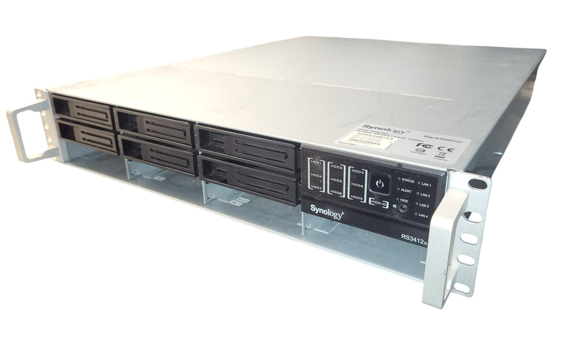 Synology RackStation RS3412xs - Core i3-2100 3.10GHz 2GB RAM 2x 4TB SATA HDD