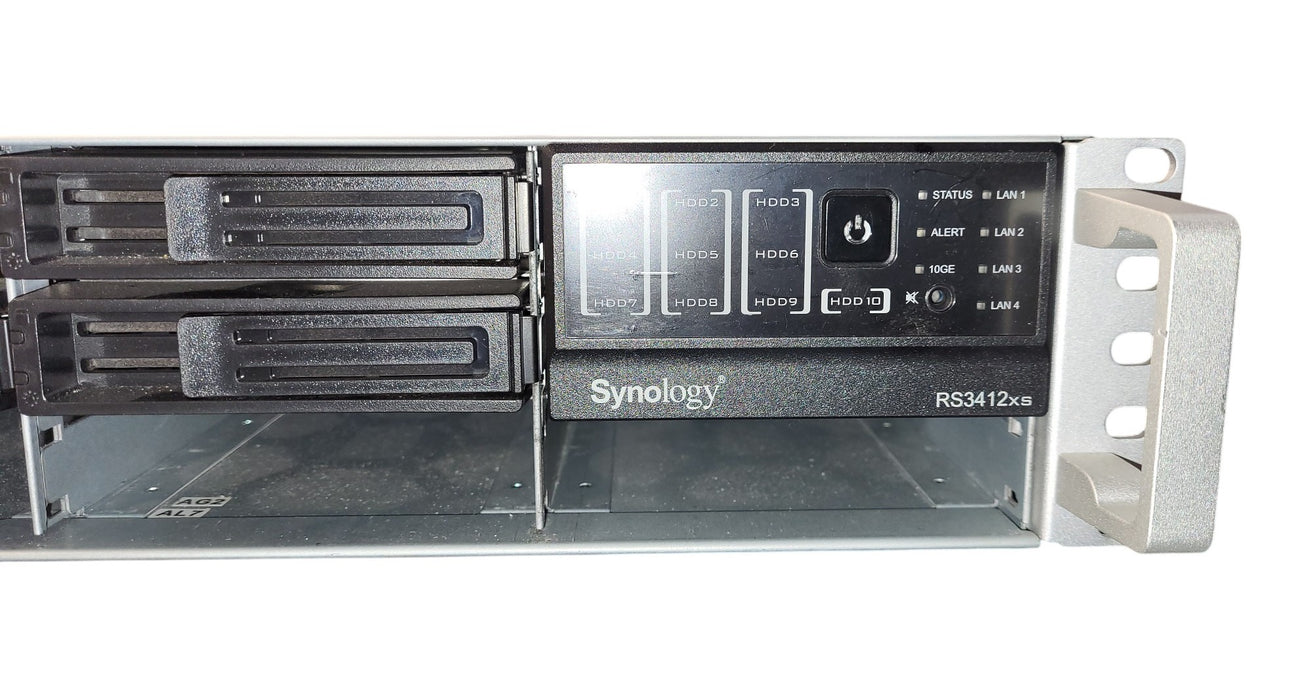 Synology RackStation RS3412xs - Core i3-2100 3.10GHz 2GB RAM 2x 4TB SATA HDD