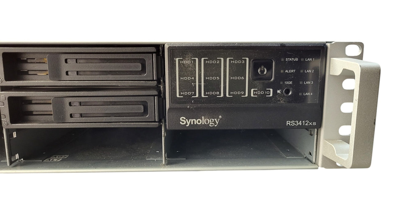Synology RackStation RS3412xs - Core i3-2100 3.10GHz 2GB RAM 2x 4TB SATA HDD