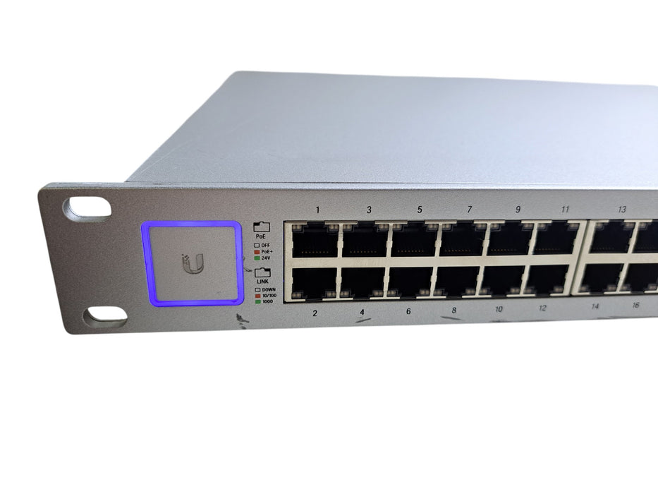 Ubiquiti UniFi US-48-500W 48-Port Gigabit PoE+ Managed Switch with 2 SFP+ 2 SFP