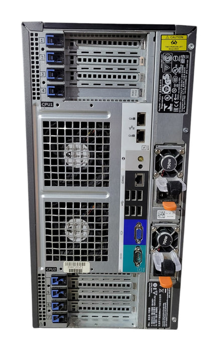 Dell PowerEdge T620 8x LFF - 2x Xeon E5-2650 80GB DDR3 PERC H710 2x 750W