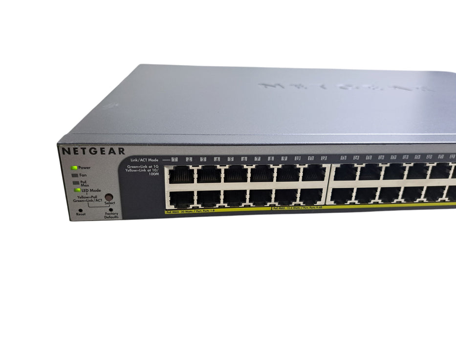Netgear ProSafe GS752TP 48-Port Gigabit PoE Smart Switch with 4 SFP Ports