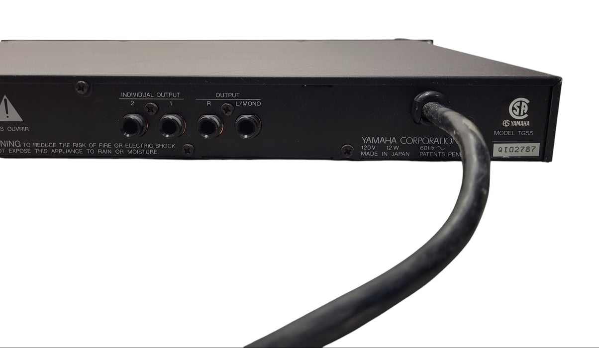 Yamaha TG55 - 1U Rackmount Tone Generator Synthesizer Module
