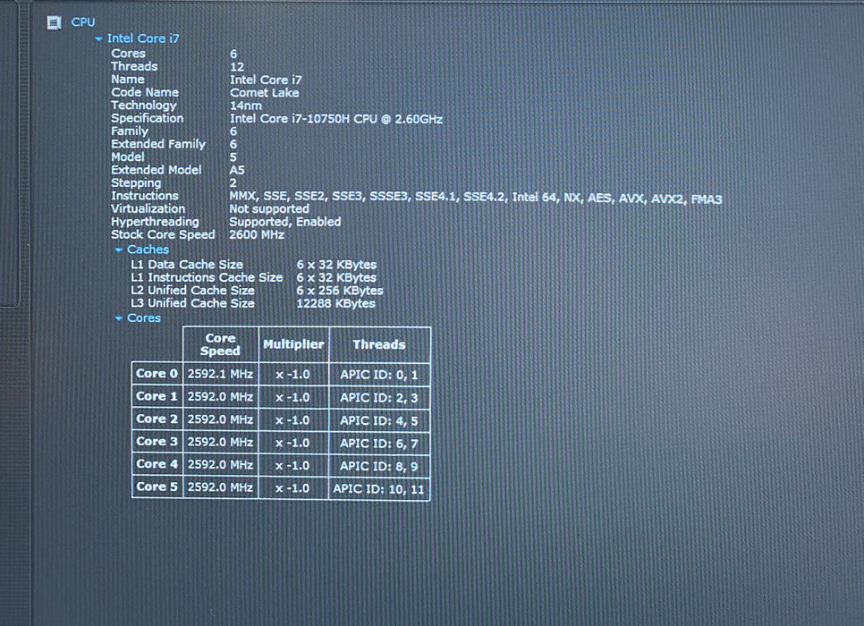 Acer Predator PH315-53 i7-10750H RTX2070 8GB GPU 16GB RAM 256GB SSD READ!