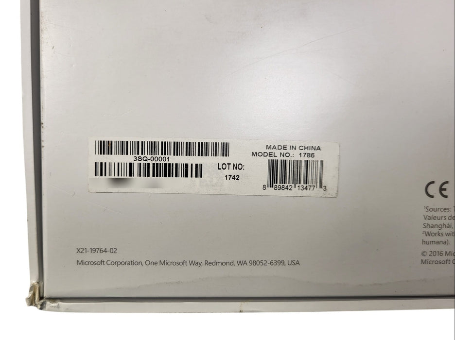 Microsoft Surface Ergonomic Keyboard 1786 - Bluetooth Gray