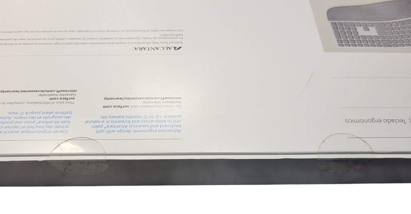 Microsoft Surface Ergonomic Keyboard 1786 - Bluetooth Gray