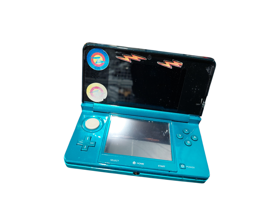 Nintendo 3DS Model: CTR-001 ( USA ) Aqua Blue ( Parts )