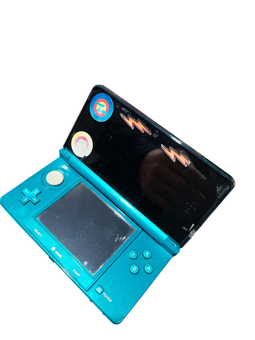 Nintendo 3DS Model: CTR-001 ( USA ) Aqua Blue ( Parts )