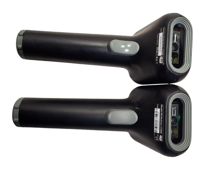 Lot of 2x Adesso NuScan 2700R Wireless Barcode Scanners