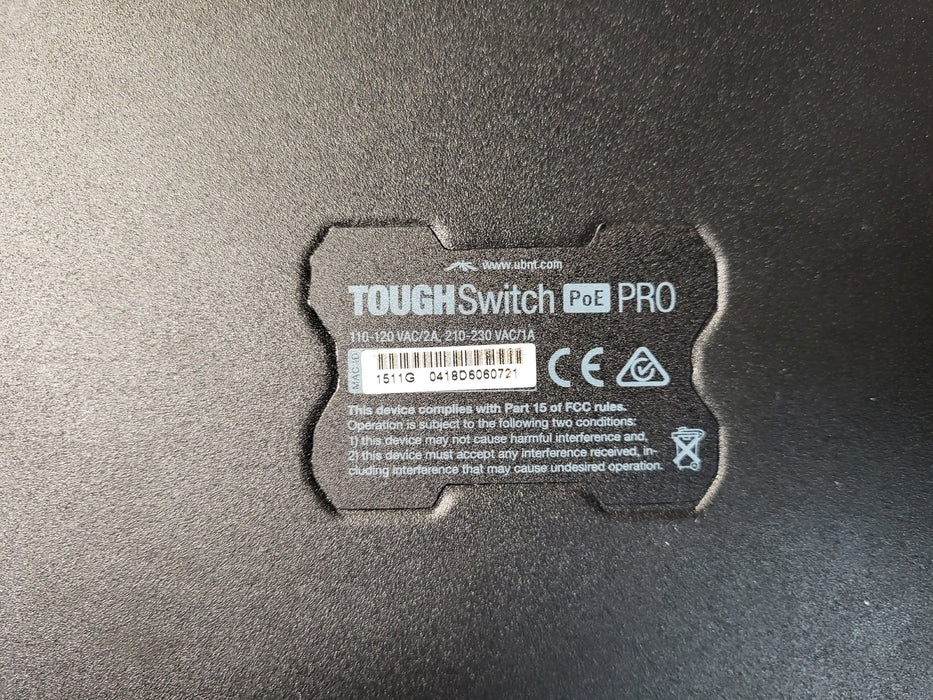Ubiquiti TOUGHSwitch PoE PRO - 8-Port Gigabit PoE Managed Switch