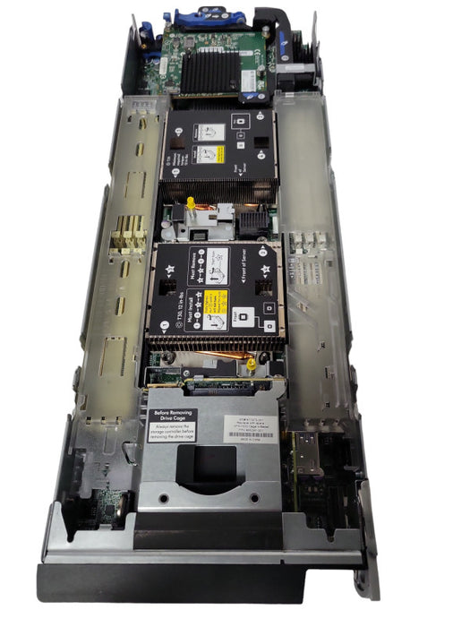 HPE ProLiant BL460c Gen10 Blade Server Barebones w/ 2x Heat sinks, READ _