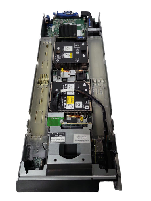 HPE ProLiant BL460c Gen10 Blade Server Barebones w/ 2x Heat sinks, READ _