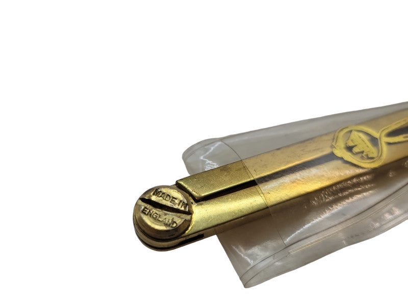 W&HC 18/8 Stainless Steel / Brass Compass Divider Points - Made in England %