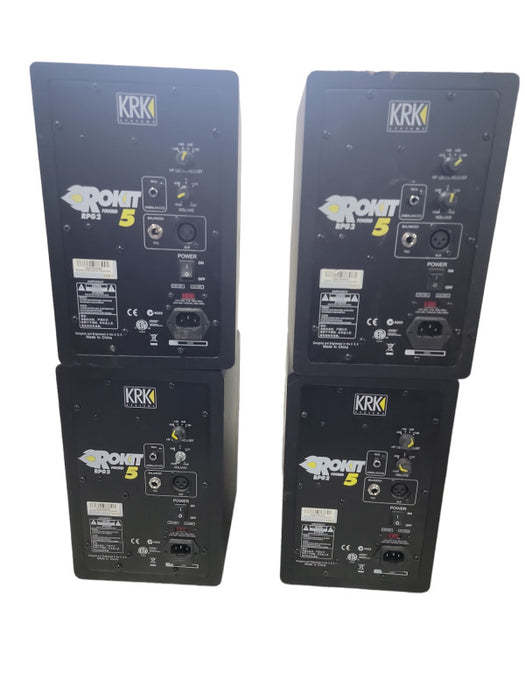 4x KRK Rokit 5 RPG2 Studio Speakers| Tested, Please Read