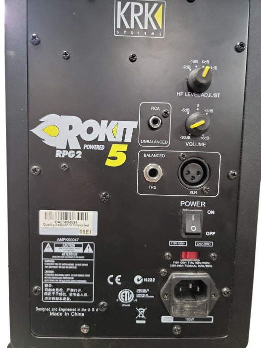 4x KRK Rokit 5 RPG2 Studio Speakers| Tested, Please Read