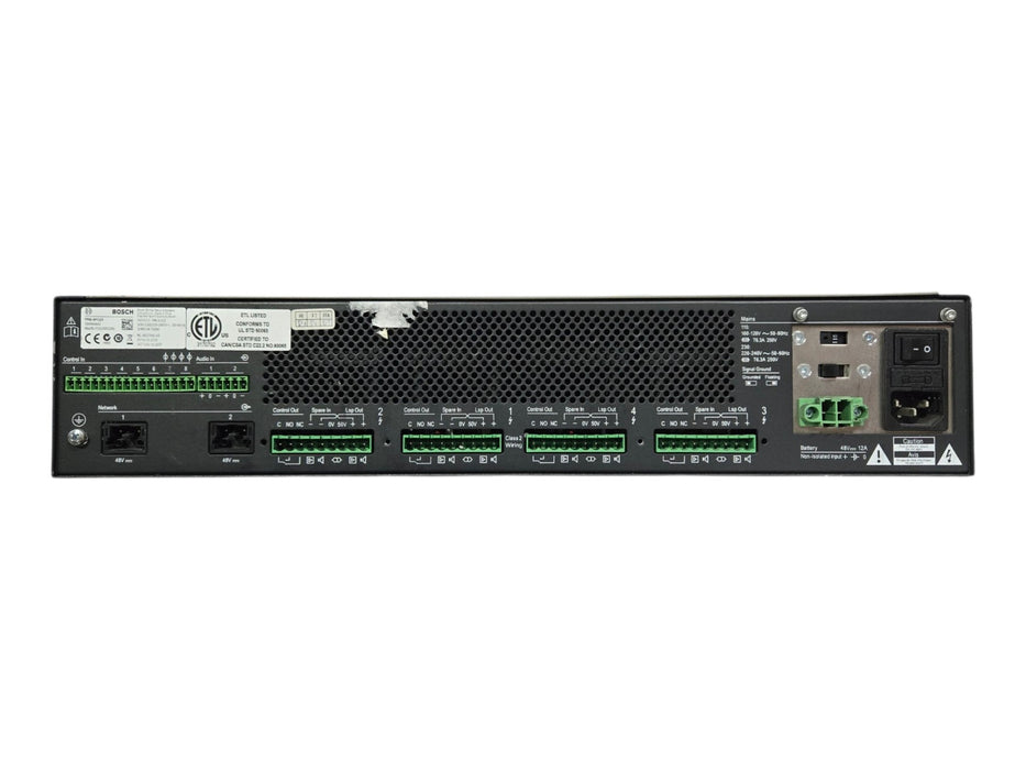 Bosch PRS-4P125 - Praesideo 4x 125W Power Amplifier