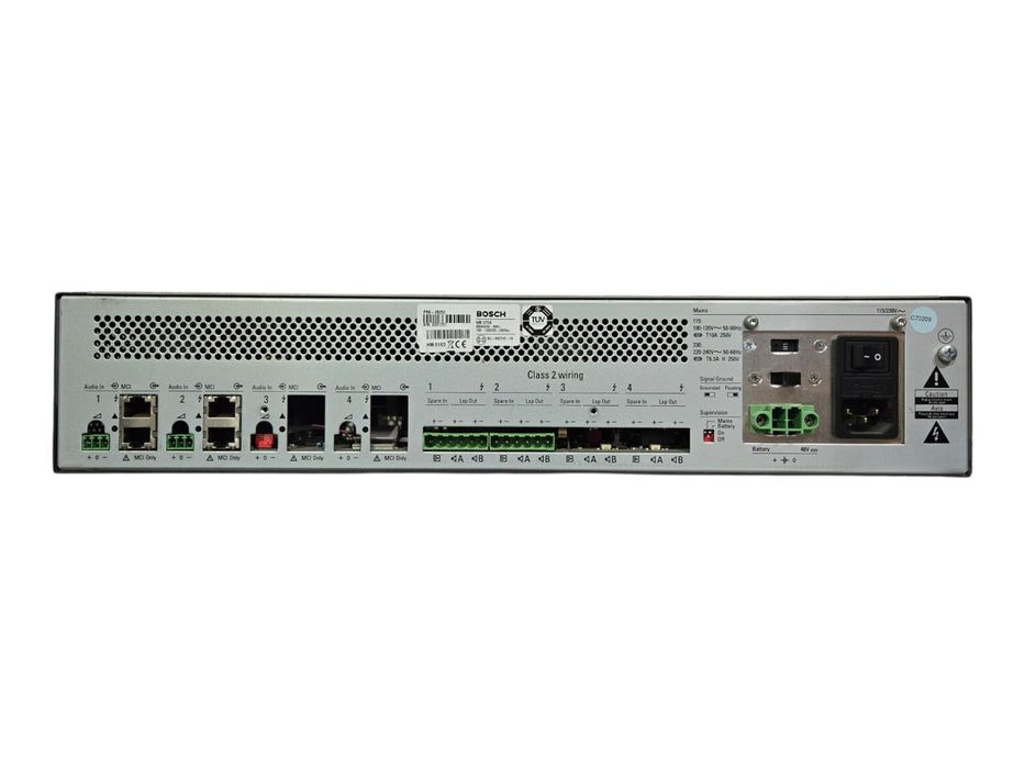 Bosch PRS-2B250 Praesideo 2 x 250W Basic Power Amplifier