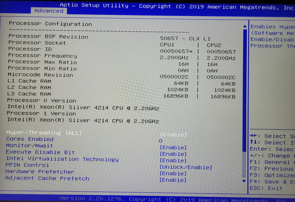Nutanix NXS2U2NL12G600 12-Bay | 4x Xeon Silver 4214 @2.20GHz 64GB DDR4 | NO HDD