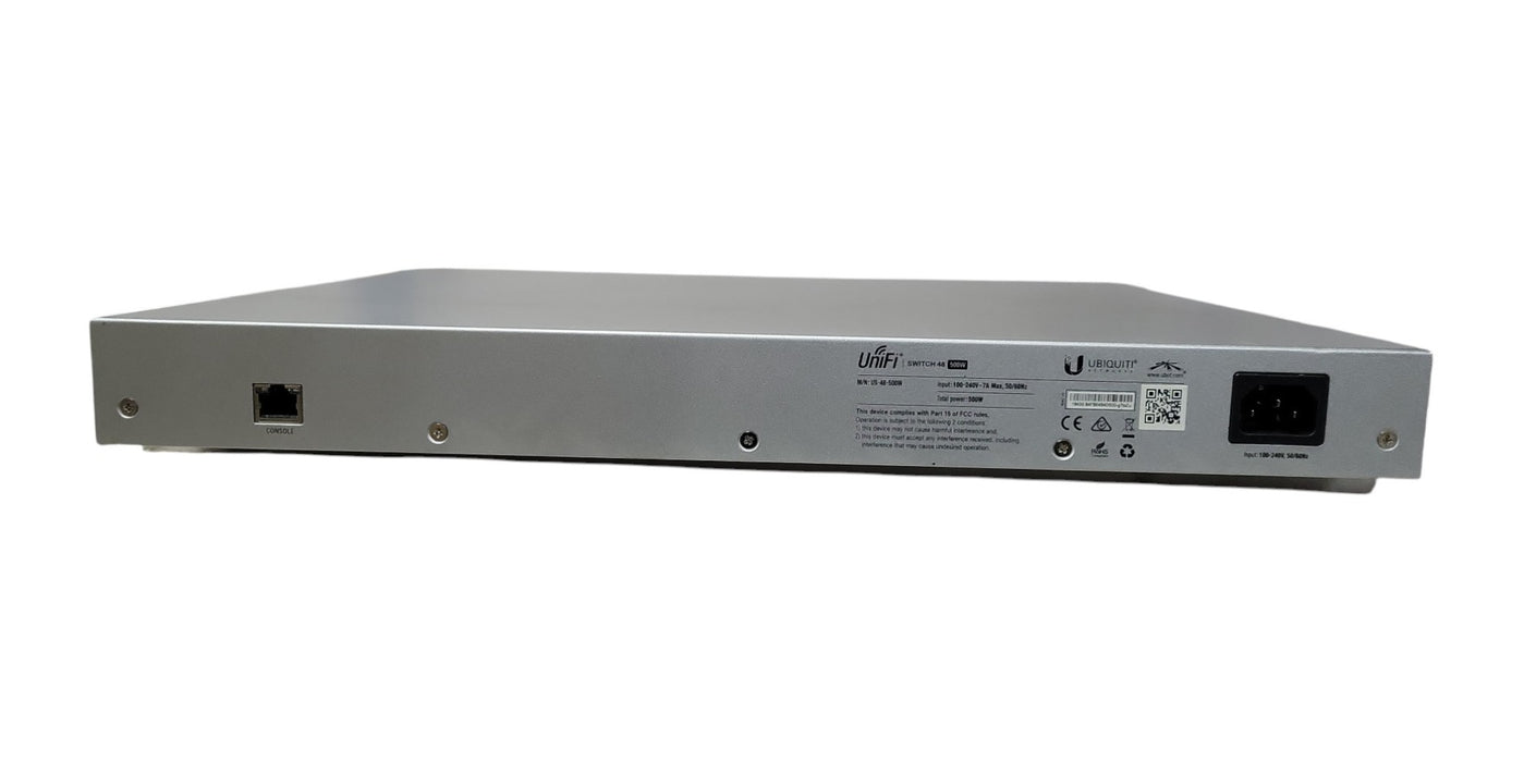 Ubiquiti UniFi US-48-500W 48-Port Gigabit PoE+ Managed Switch with 2 SFP+ 2 SFP