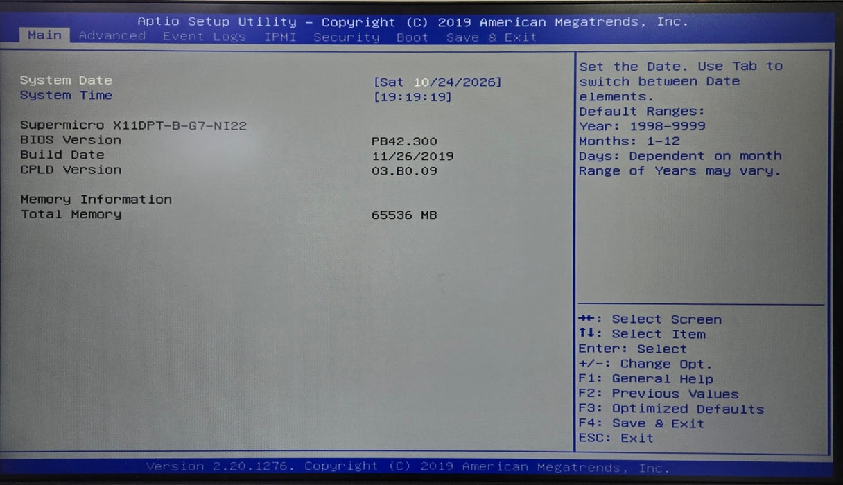 Supermicro X11DPT-B-G7-NI22 Nutanix 2U Server - 2x Xeon Gold 6230 64GB DDR4