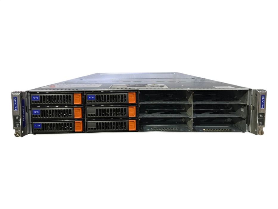 Nutanix X11DPT-B-G6 2U 2-Node Server - 4x Xeon Gold 5120, 128GB, 12x 3.5"
