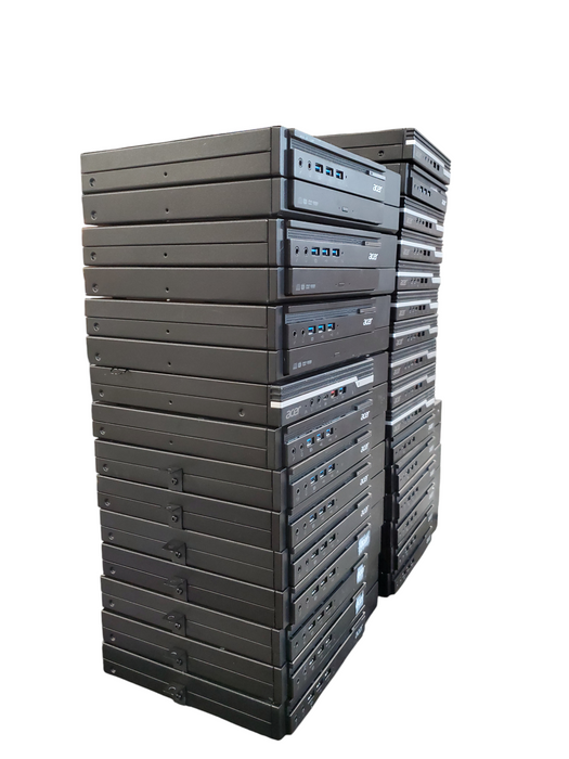 Lot of 28x Acer Veriton N4640G/VN4660G Intel 6th-8th Gen SFF Desktops USFF68-P1)