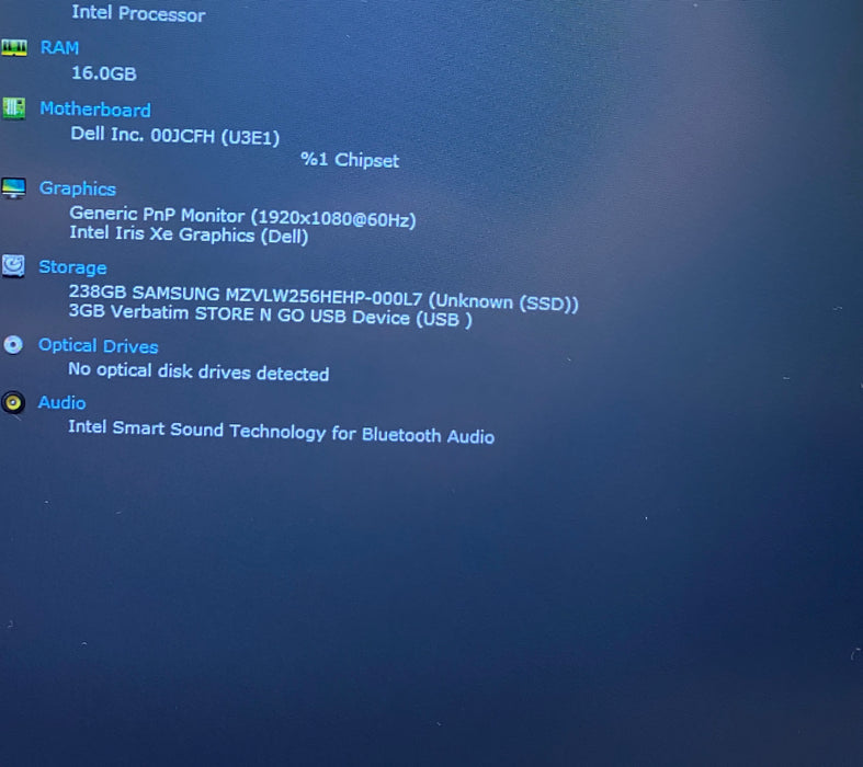 Dell Latitude 5530 Intel Core i5-1235U 1.30 GHz 16GB RAM 256GB SSD READ