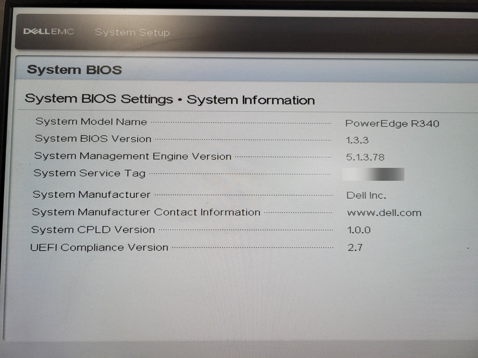 Dell PE R340, Xeon E-2136 @ 3.30Ghz, 32GB DDR4, H330, 2x PSU