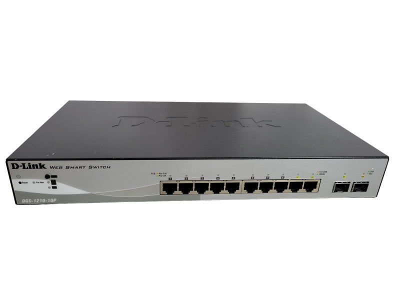 D-Link DGS-1210-10P, 10-Port Web Smart Managed Gigabit PoE Switch !