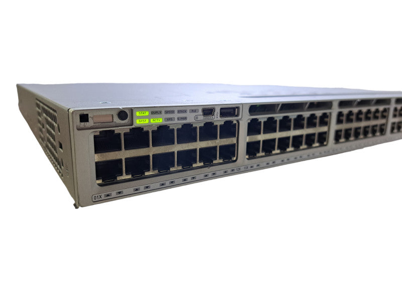 Cisco WS-C3850-48F-S | 48-Port Gigabit PoE+ Switch | 1x 1100W PSU *READ*