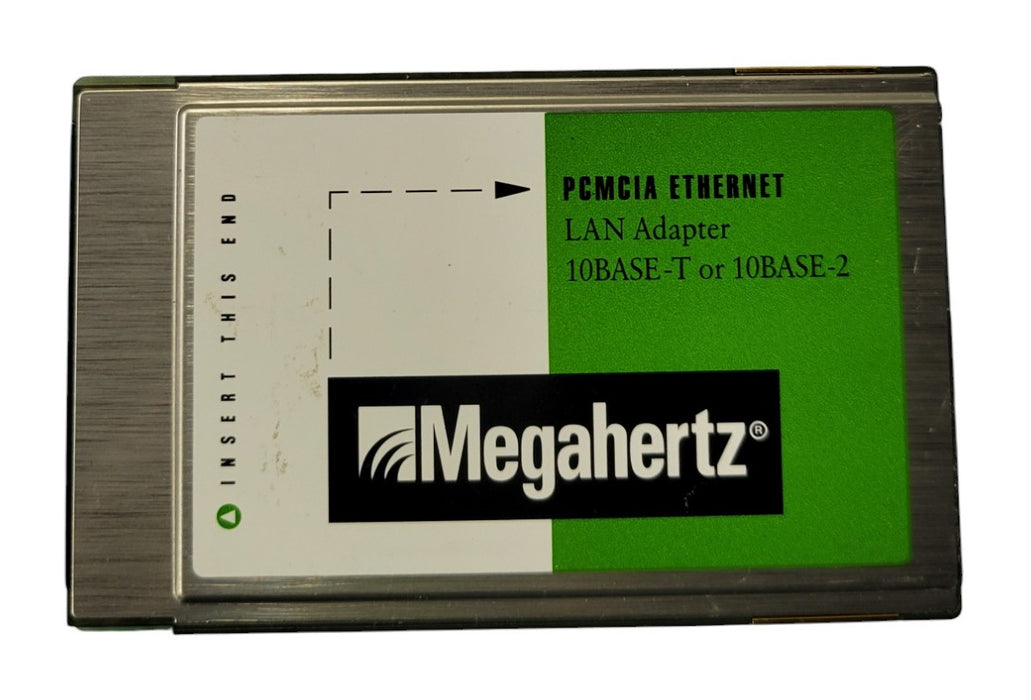 Megahertz PCMCIA Ethernet LAN Adapter 10BASE-T or 10BASE-2