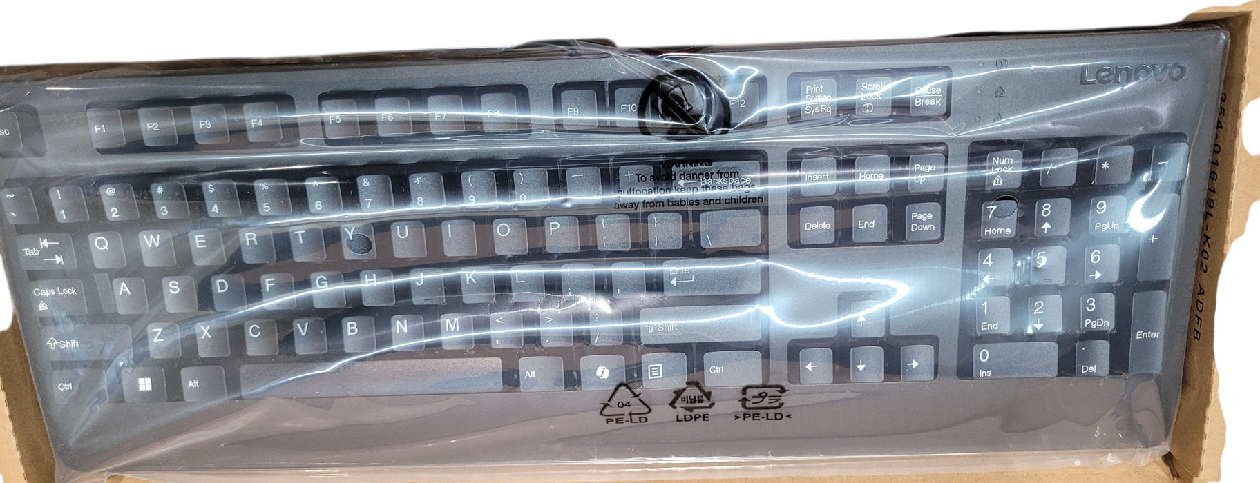 Lenovo Traditional USB AI Keyboard Black FRU 5D50U84616