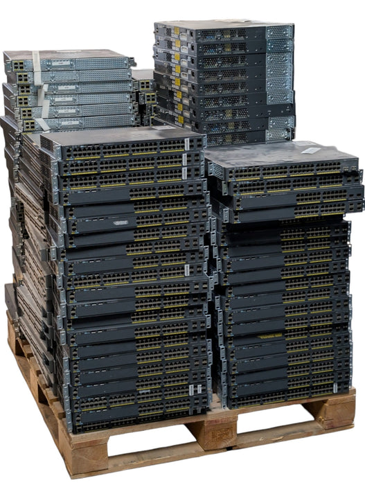 Lot of 132x Assorted Cisco Switches and Firewalls/Router READ