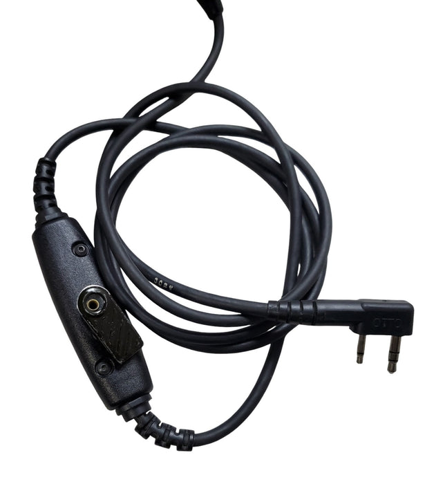 OTTO Behind-the-Head Heavy Duty Headset with PTT and 2-Pin Radio Connector