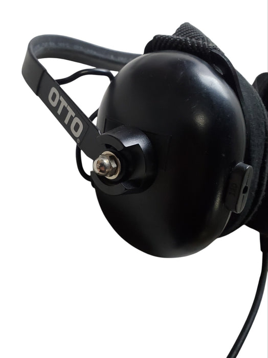 OTTO Behind-the-Head Heavy Duty Headset with PTT and 2-Pin Radio Connector