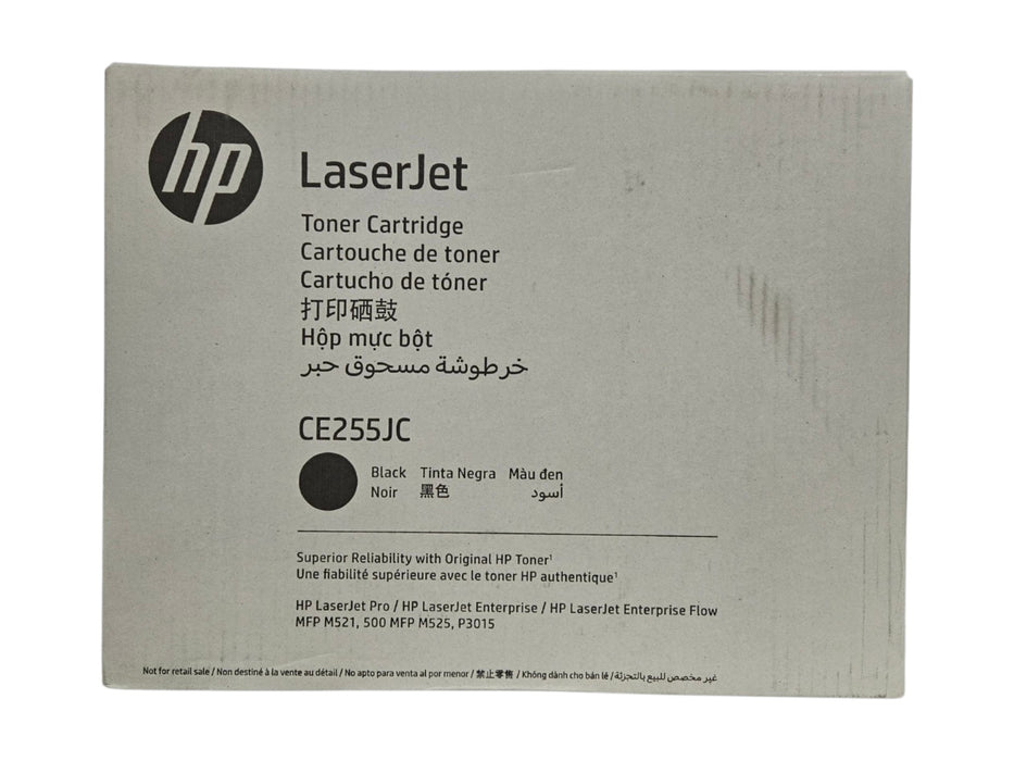 HP CE255JC - Black LaserJet Toner Cartridge for M521 500 MFP M525 P3015