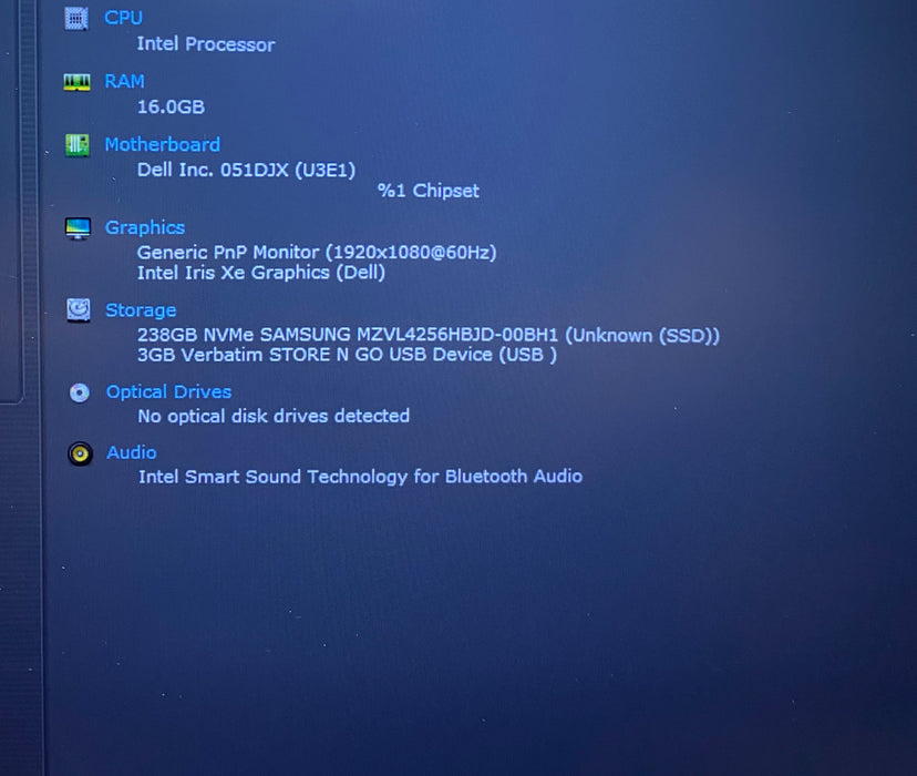 Dell Latitude 5430 Intel Core i5-1235 1.30GHz 16GB RAM 256GB SSD READ
