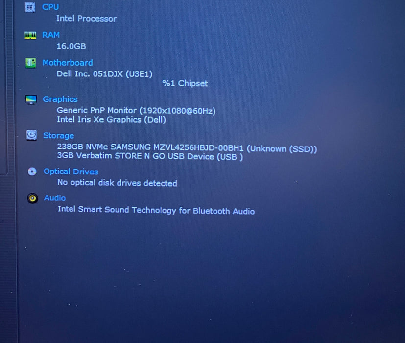 Dell Latitude 5430 Intel Core i5-1235 1.30GHz 16GB RAM 256GB SSD READ