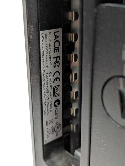 LACIE 4big Quadra V3 4 bay NAS Please READ  -