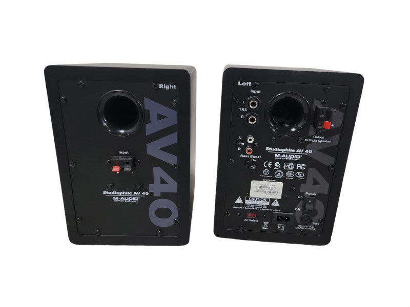 M-Audio Studiophile AV 40 Desktop Reference Speakers Studio
