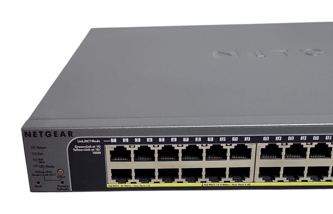 Netgear ProSafe GS752TP 48-Port Gigabit Smart Switch with PoE and 4 SFP Ports