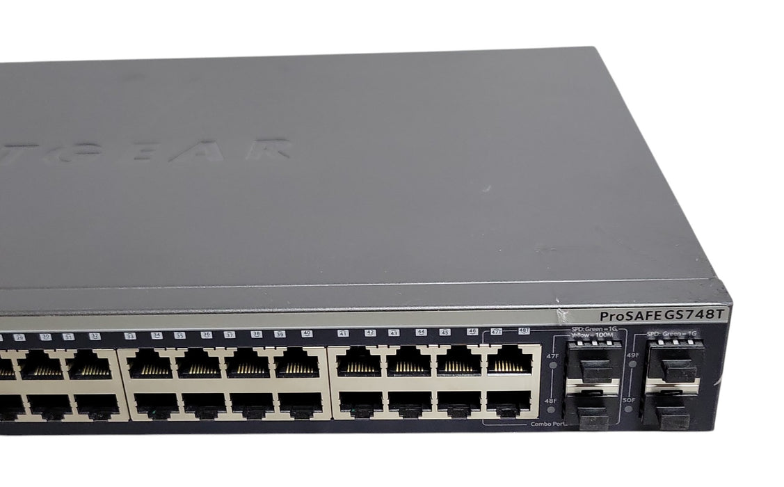 Netgear ProSAFE GS748T v5 - 48-Port Gigabit Smart Switch 4x SFP