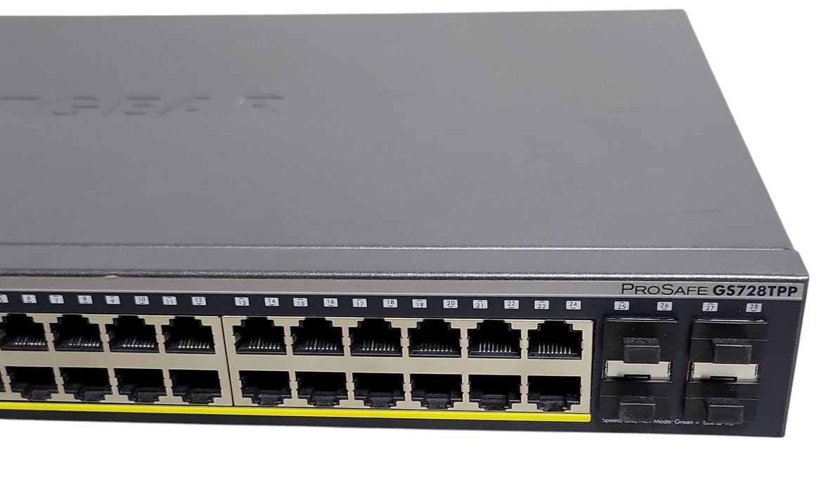 Netgear ProSAFE GS728TPPv2 - 24-Port Gigabit PoE+ Smart Switch with 4 SFP