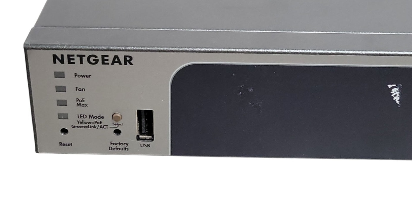 Netgear ProSAFE GS728TPPv2 - 24-Port Gigabit PoE+ Smart Switch with 4 SFP