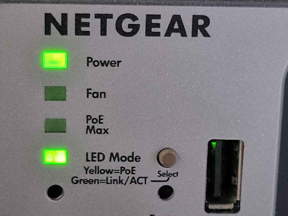 Netgear ProSAFE GS728TPPv2 - 24-Port Gigabit PoE+ Smart Switch with 4 SFP