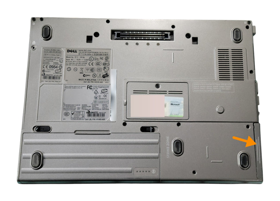 Dell Latitude D630 - Core 2 Duo T7100 2GB DDR2 No HDD + POWER ADAPTER