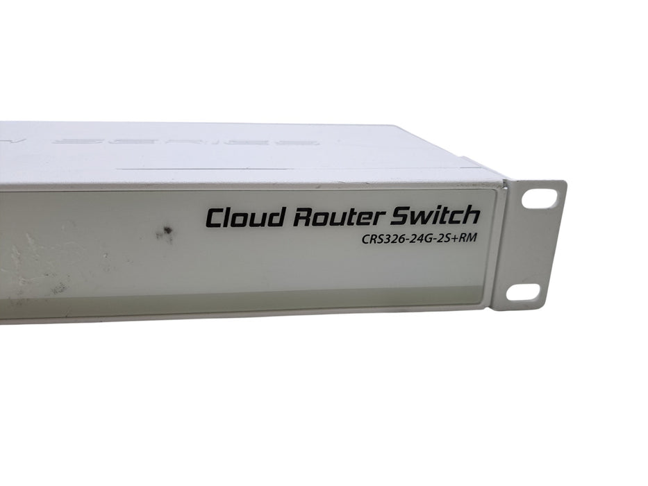 MikroTik CRS326-24G-2S+RM Cloud Router Switch 24-Port Gigabit 2x SFP+