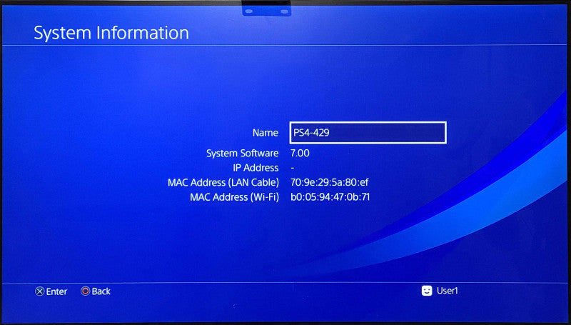 Sony PlayStation 4 PS4 Original 1TB Black, Model: CUH-1001A, Console Only